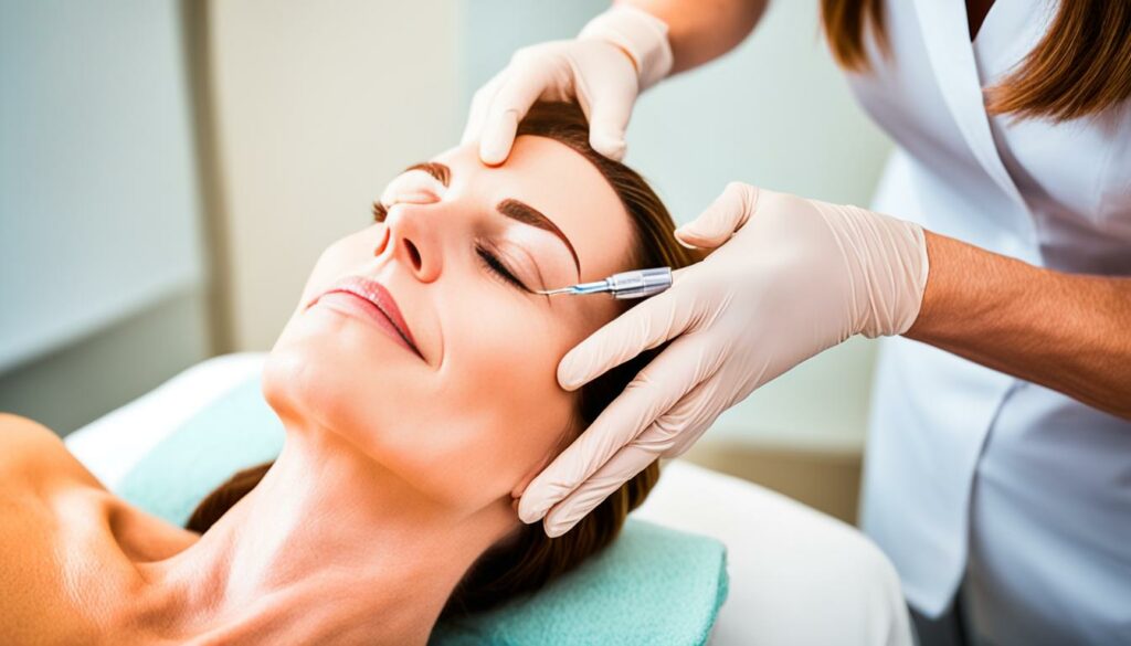 Botox treatment process