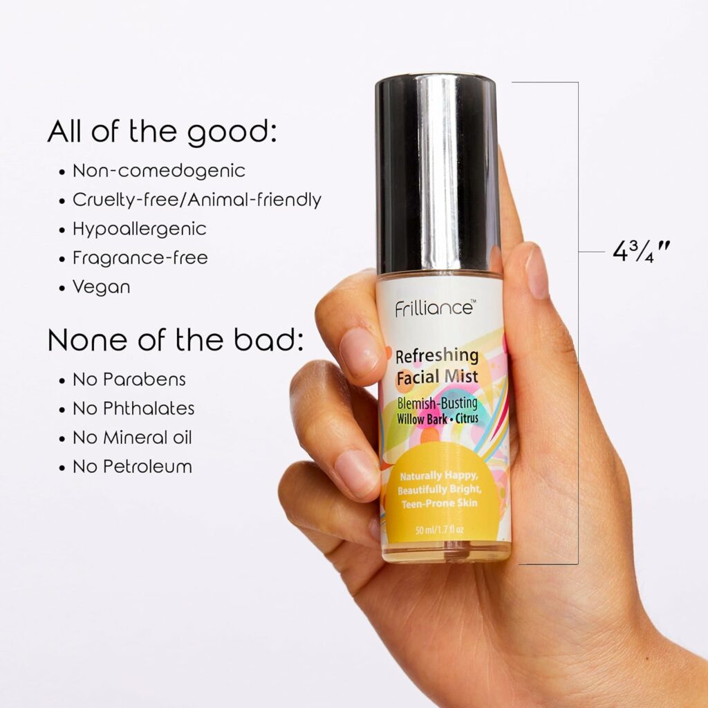 Clear Skin Kit Perfecting Primer Serum  Facial Mist for Acne, Vegan Cruelty Free for Teens of All Skin Types, Mandelic Acid Fights Breakouts Blackheads