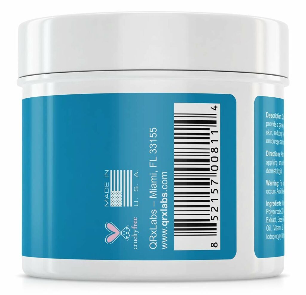 QRxLabs Glycolic Acid 20% Resurfacing Pads for Face  Body with Vitamins B5, C  E, Green Tea, Calendula, Allantoin - Exfoliates Surface Skin and Reduces Fine Lines and Wrinkles - Peel Pads