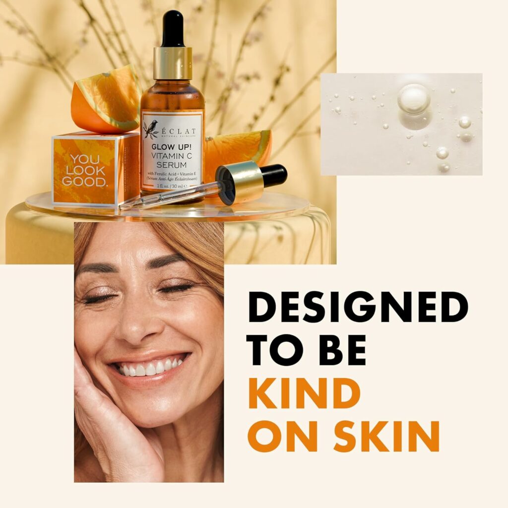 Vitamin C Face Serum - Dark Spot Remover Facial Serum, Vit C Serum with Hyaluronic Acid, Ferulic Acid,  Vit E - Anti Aging and Skin Brightening Serum, Pure Vitamin C Serum Skin Care