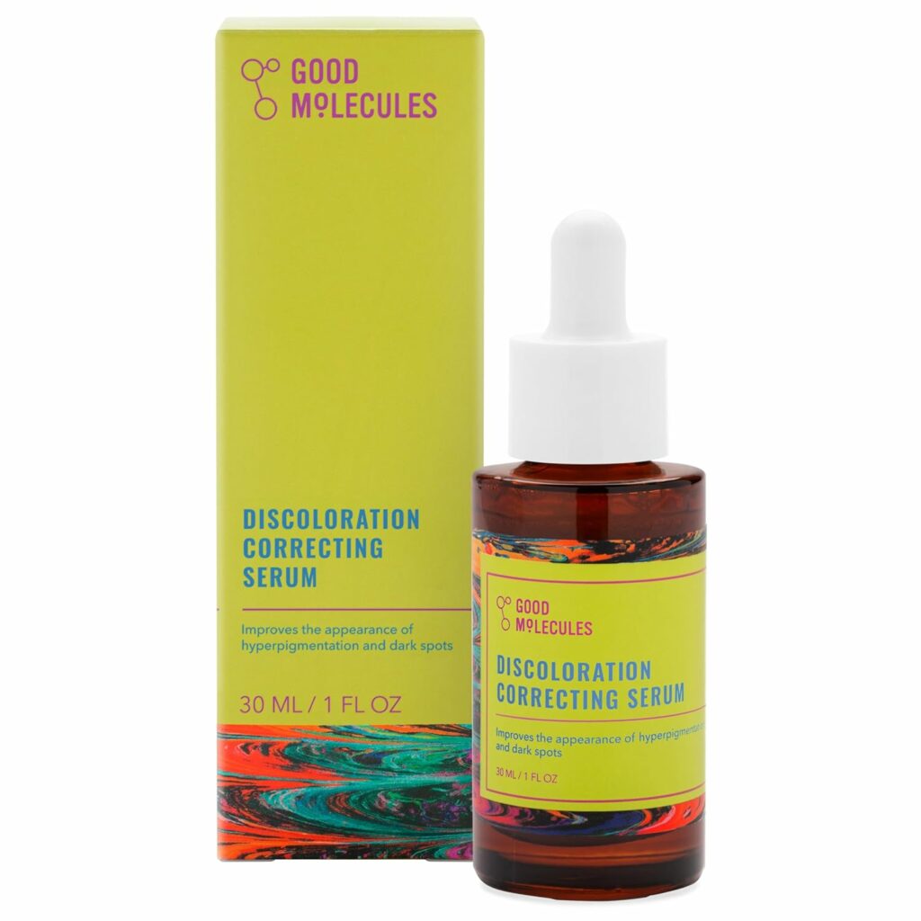 Good Molecules Discoloration Correcting Serum - Tranexamic Acid Ester Salt and Niacinamide for Dark Spots, Sun Damage, and Age Spots - Skincare Face