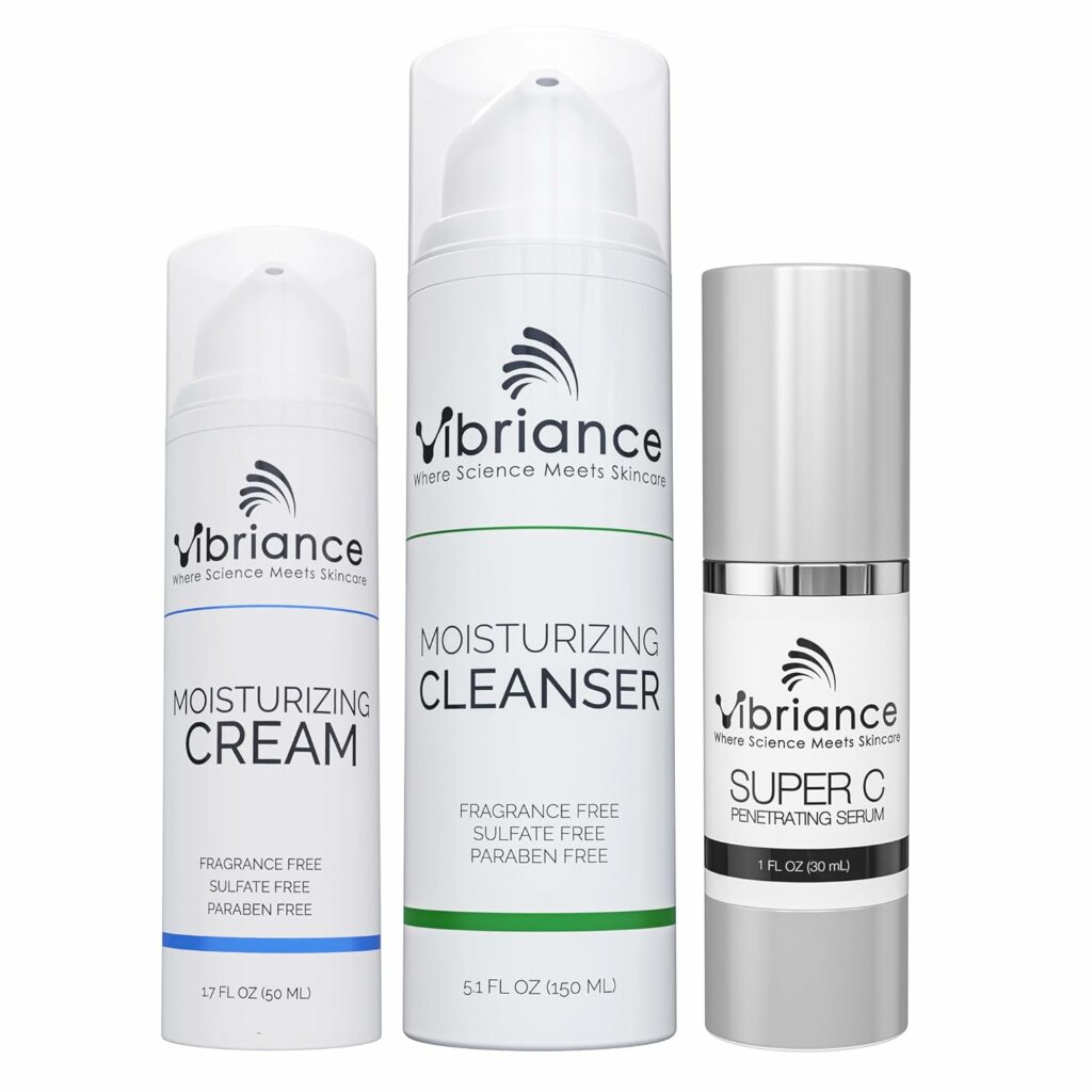 Vibriance Super C Serum for Mature Skin, Made in USA, All-In-One Formula Hydrates, Firms, Lifts, Smooths, Targets Age Spots, Wrinkles, Vitamin C Serum; 1 fl oz