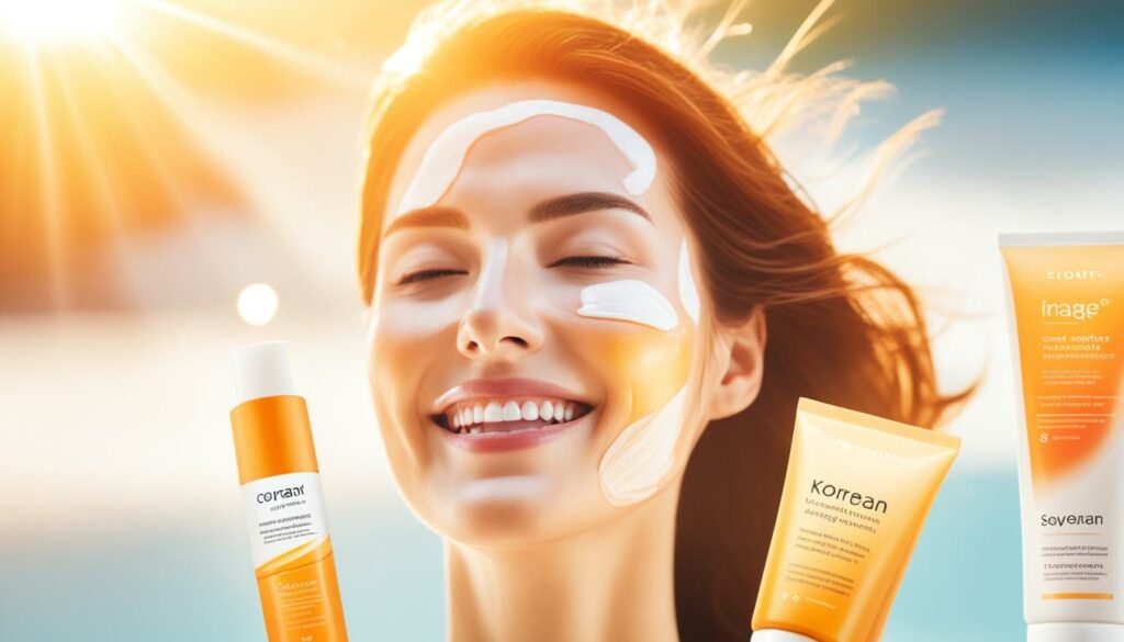 layering korean sunscreen